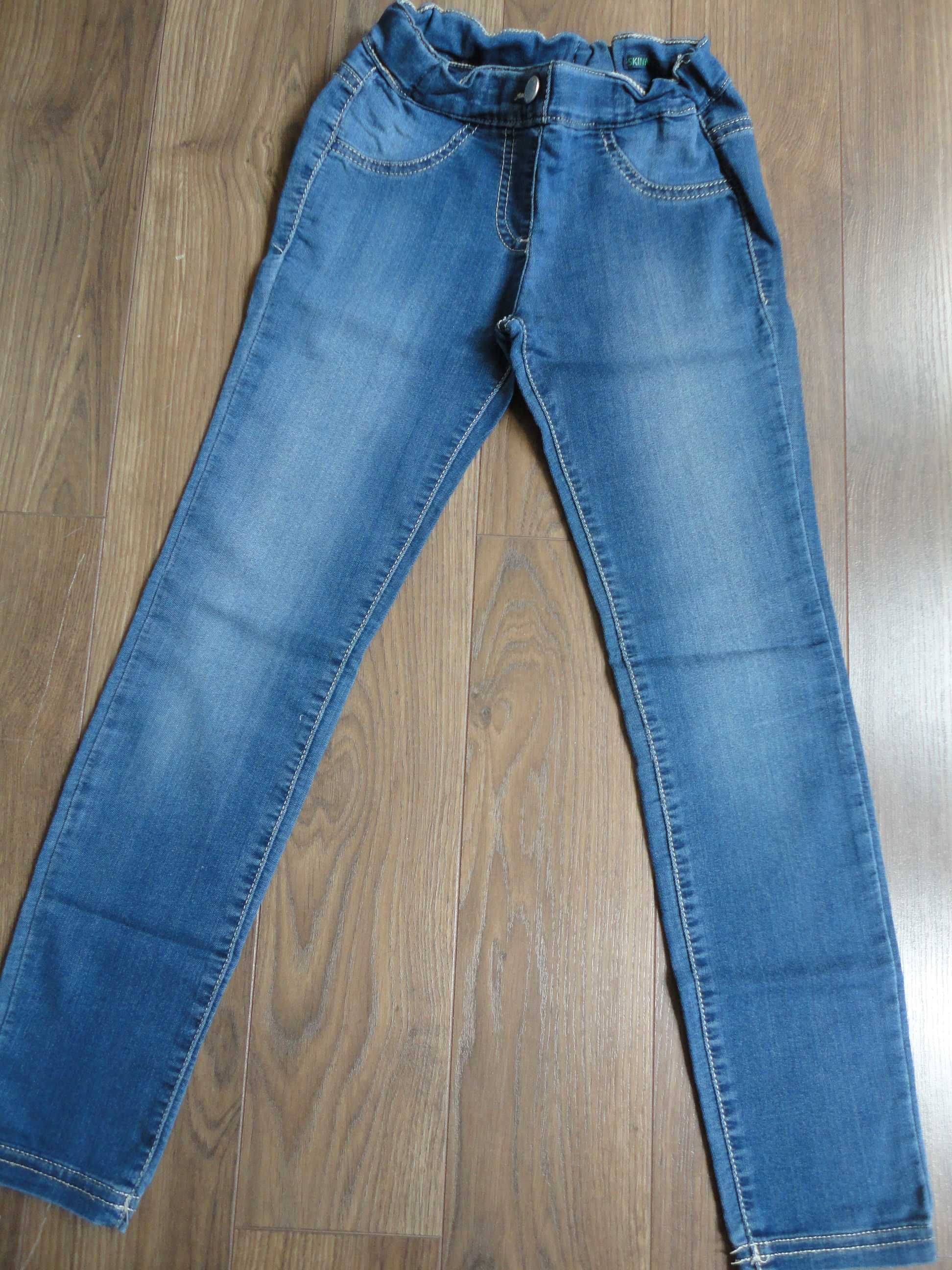 Tam.8/9A - Jeggings BENETTON + T-shirt C&A