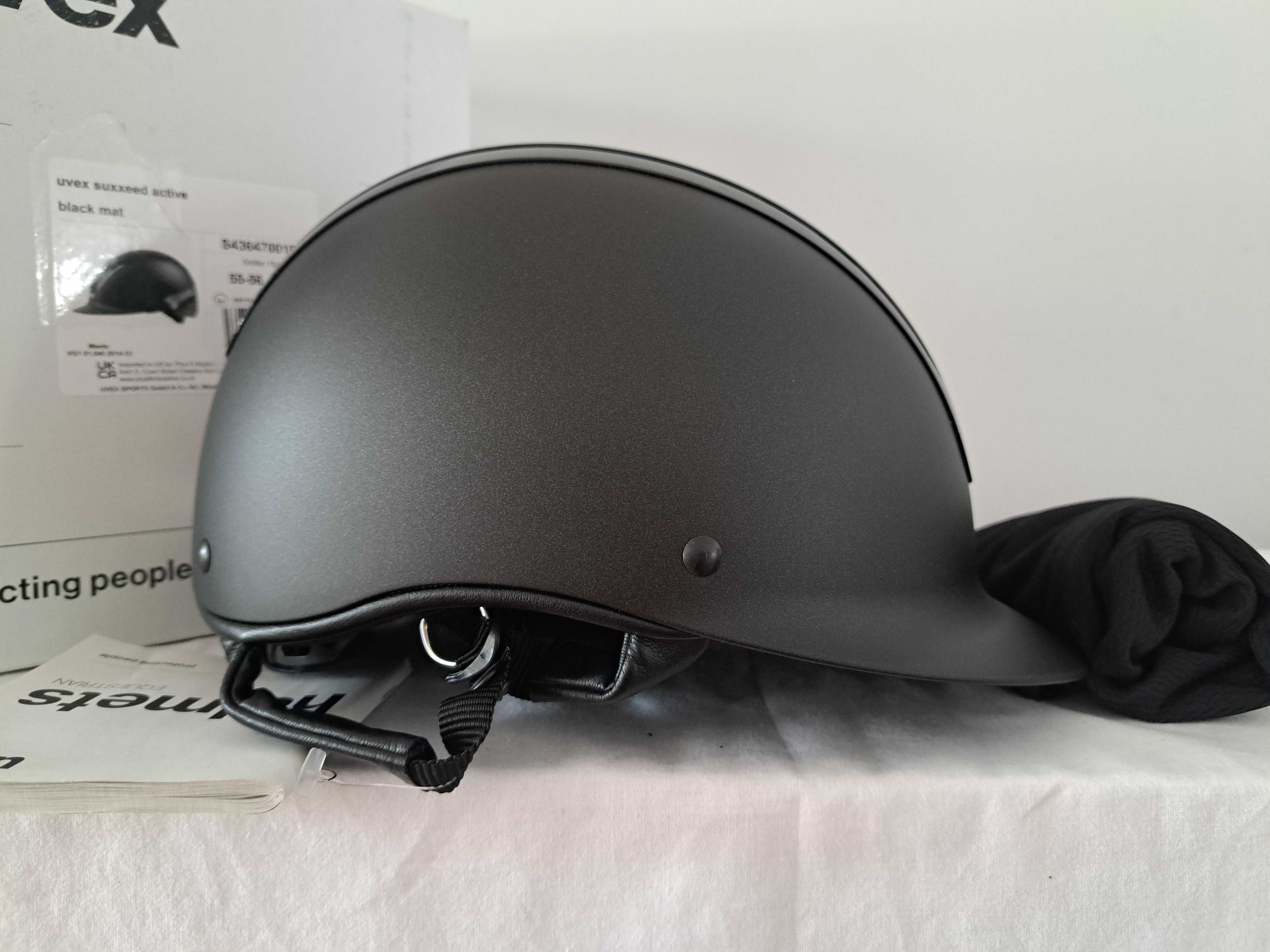 Kask jeździecki toczek Uvex Suxxeed Active Black S/M 55-56cm