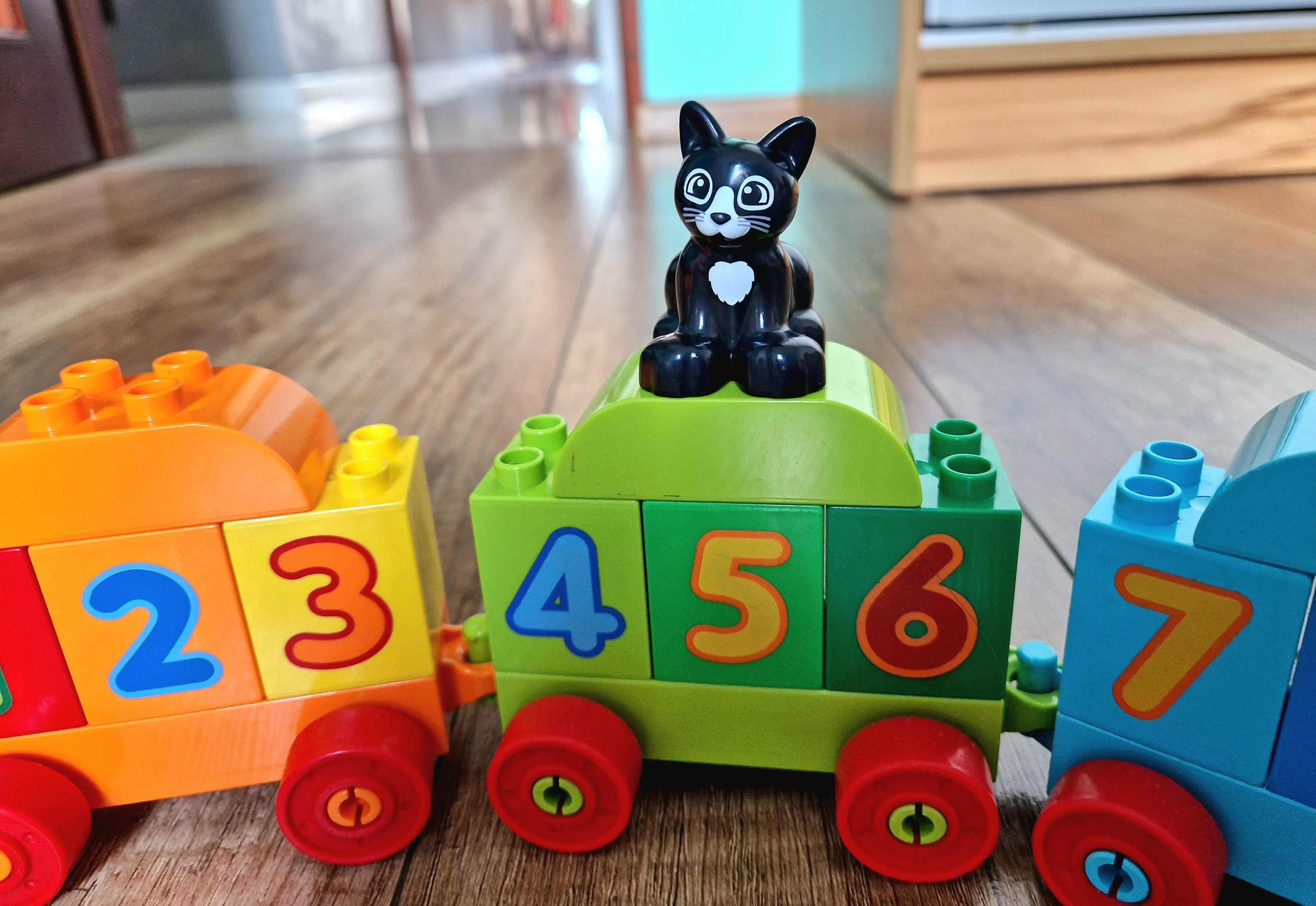 Lego Duplo pociąg z cyferkami