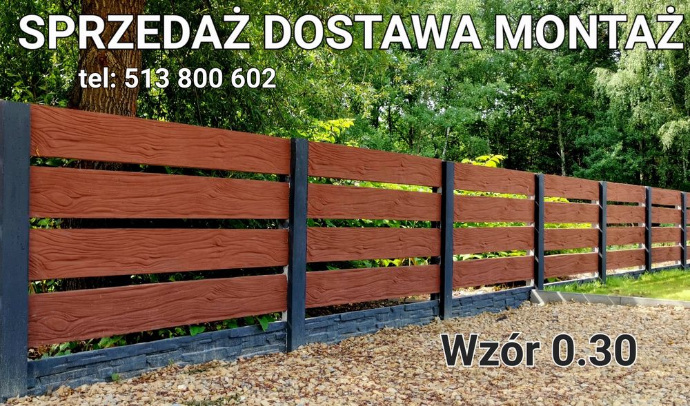 OGRODZENIA PANELOWE Panel Podmurówka Ogrodzenie Montaż Panele Przęsła