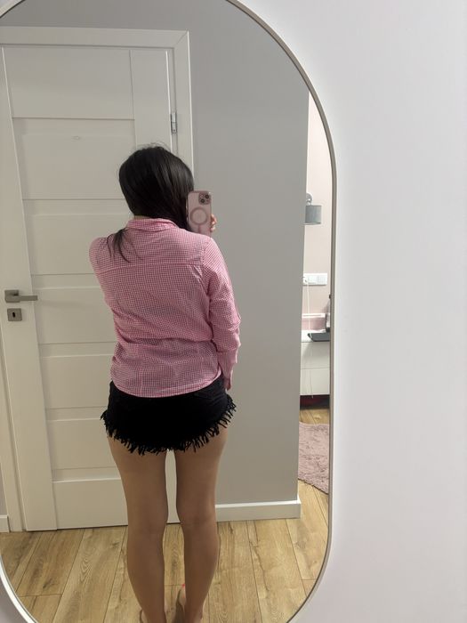 Koszula w drobną kratę