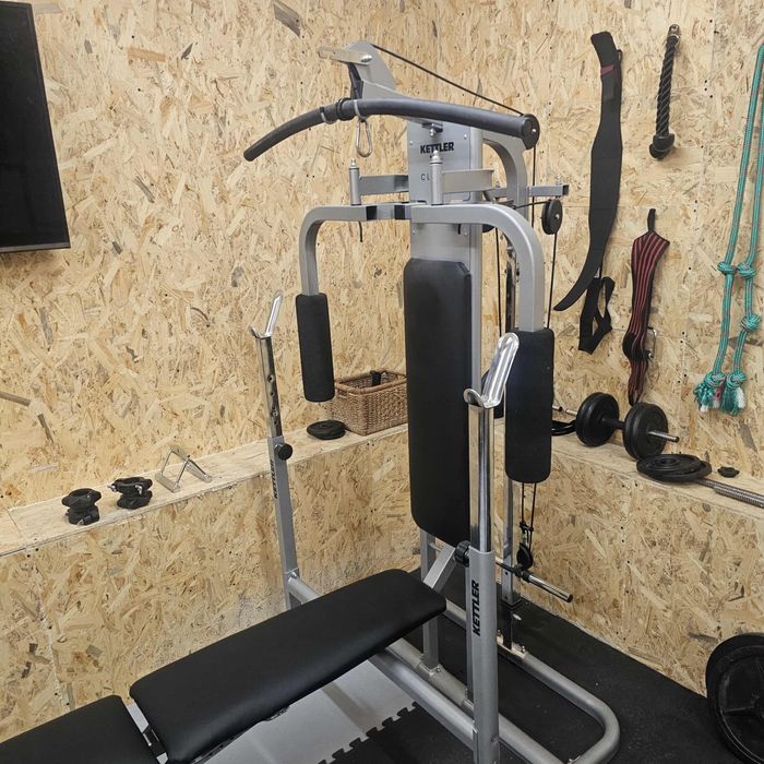 Domowa silownia Atlas Kettler +  145 kg obciążenia!