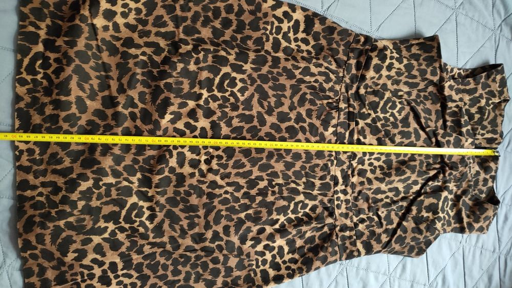 Sukienka w panterkę Xl