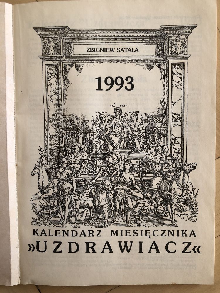 Poradnik uzdrawiacza - NR 4 NR indeksu 370118, kalendarz 1993