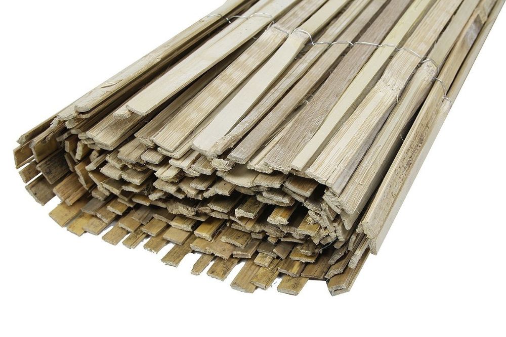 Mata bambusowa płot osłonna z listew bambusowych 1,2x2m Różne wymiary