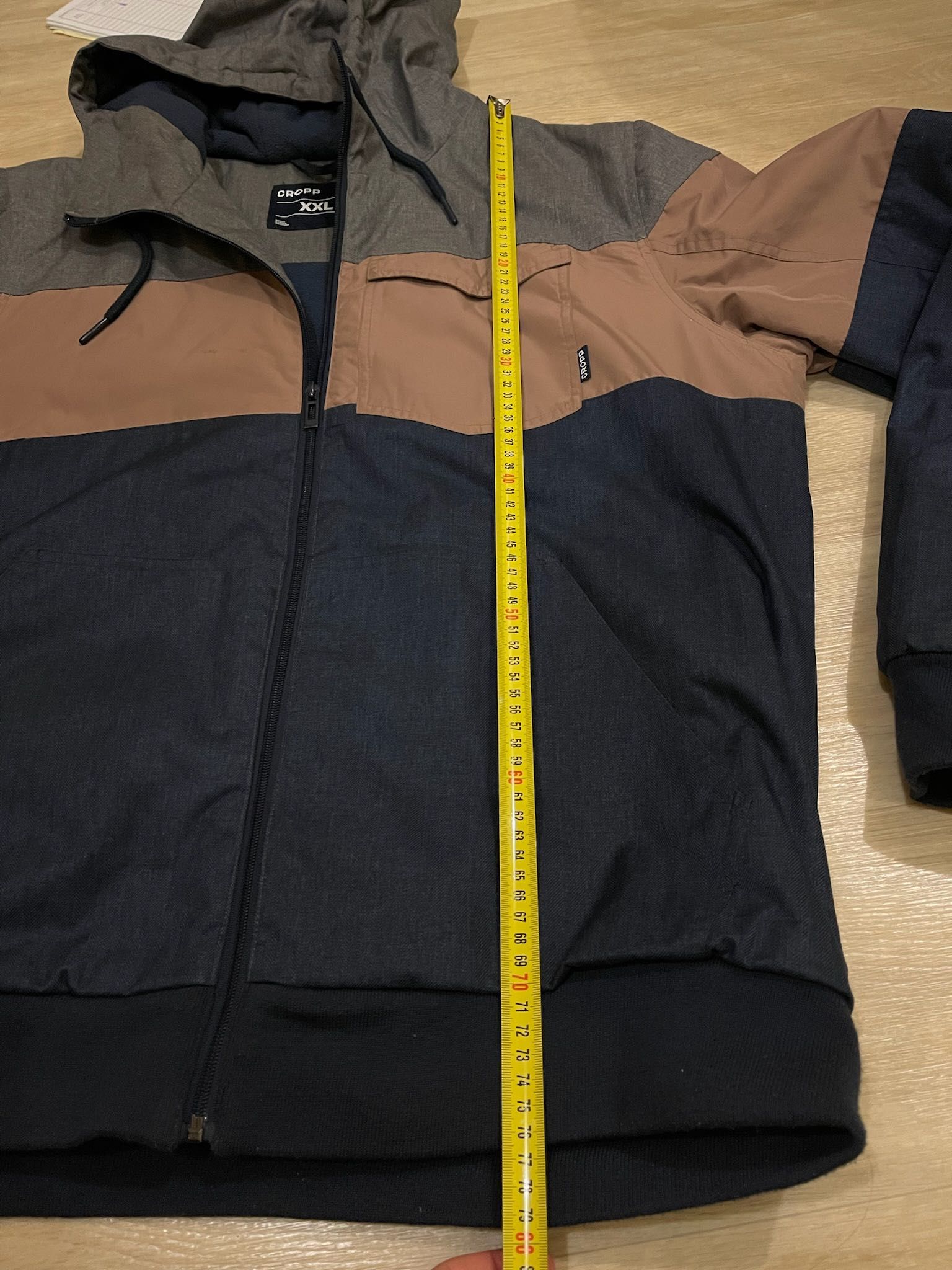 Cropp куртка мужская теплая на флисе утеплитель XXL весенняя осенняя