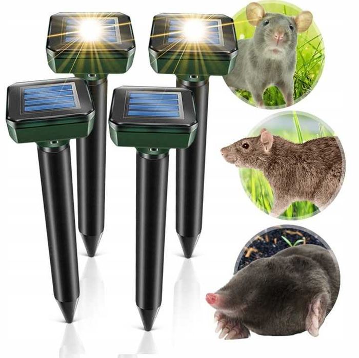 4X ODSTRASZACZ KRETÓW myszy kun gryzoni na krety