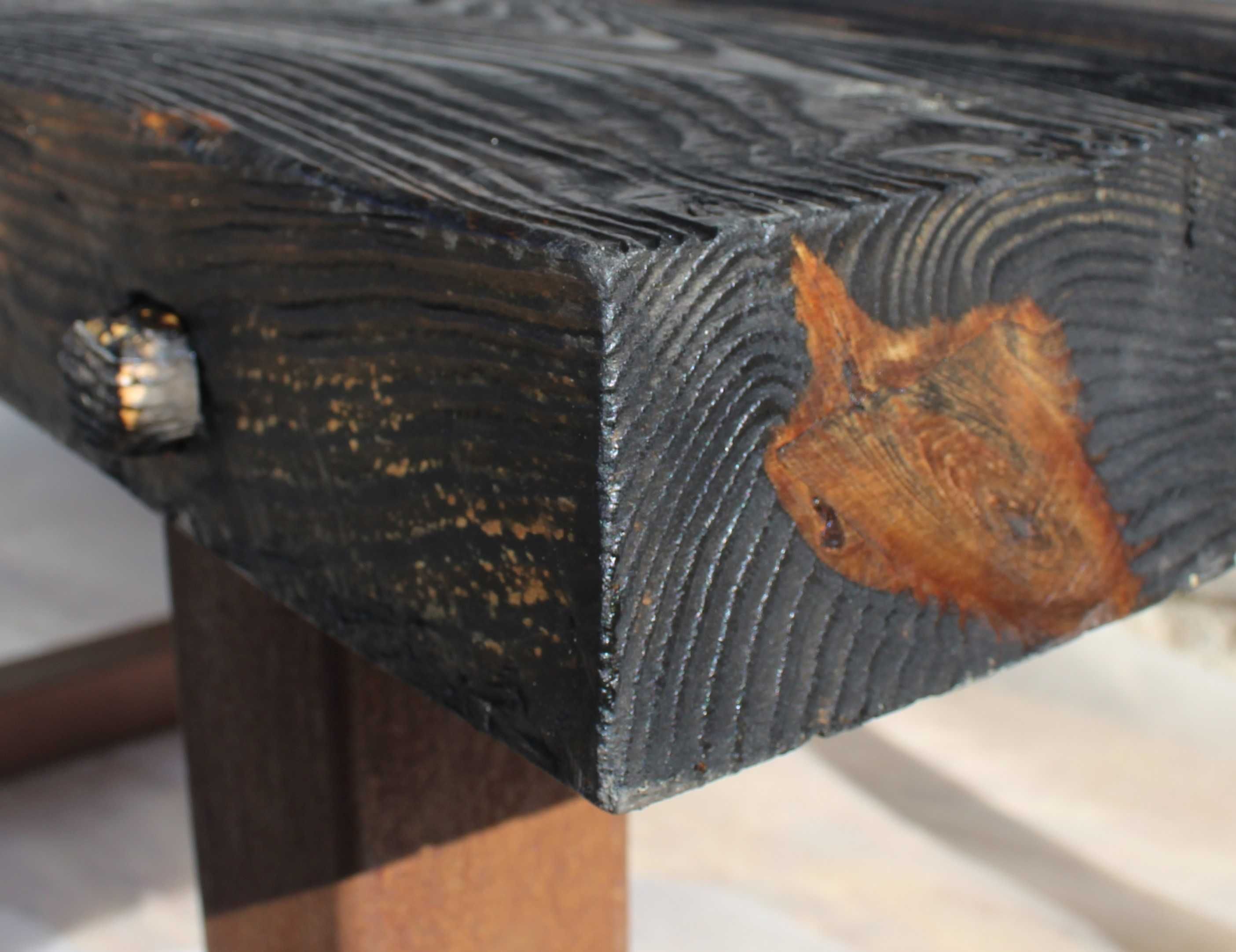 Stół rustykalny - drewno rozbiórkowe
