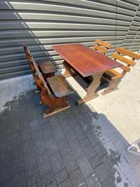 Садовая мебель Деревянный стол со стульями