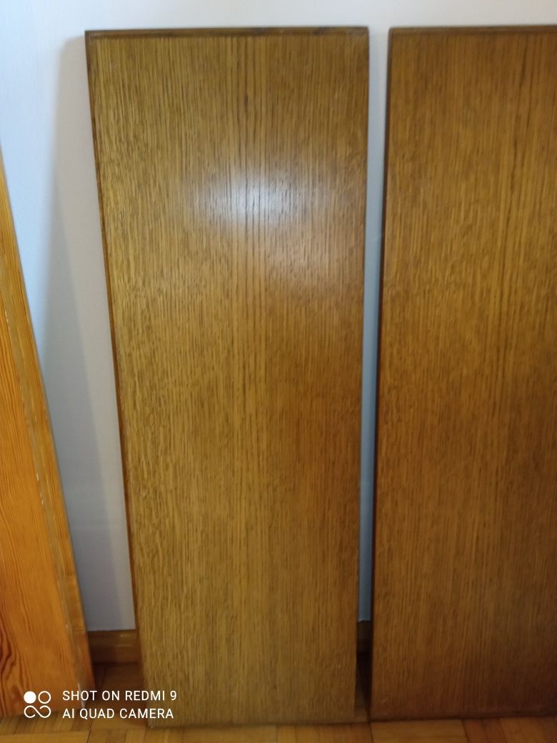 2x Półka w okleinie dębowej