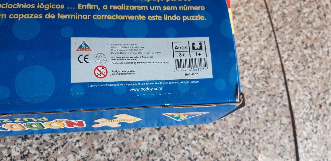 Puzzle em Madeira Noddy
