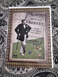 Karta Retro  Croquet