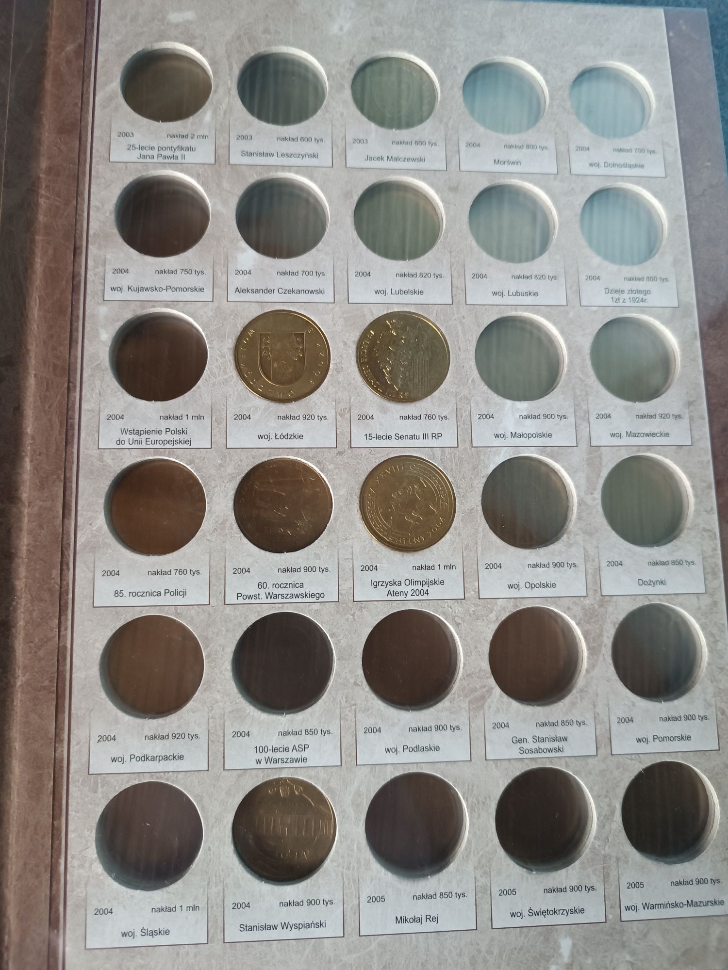 Zestaw monet 2zł 2010 - 2014 + dodatkowe monety