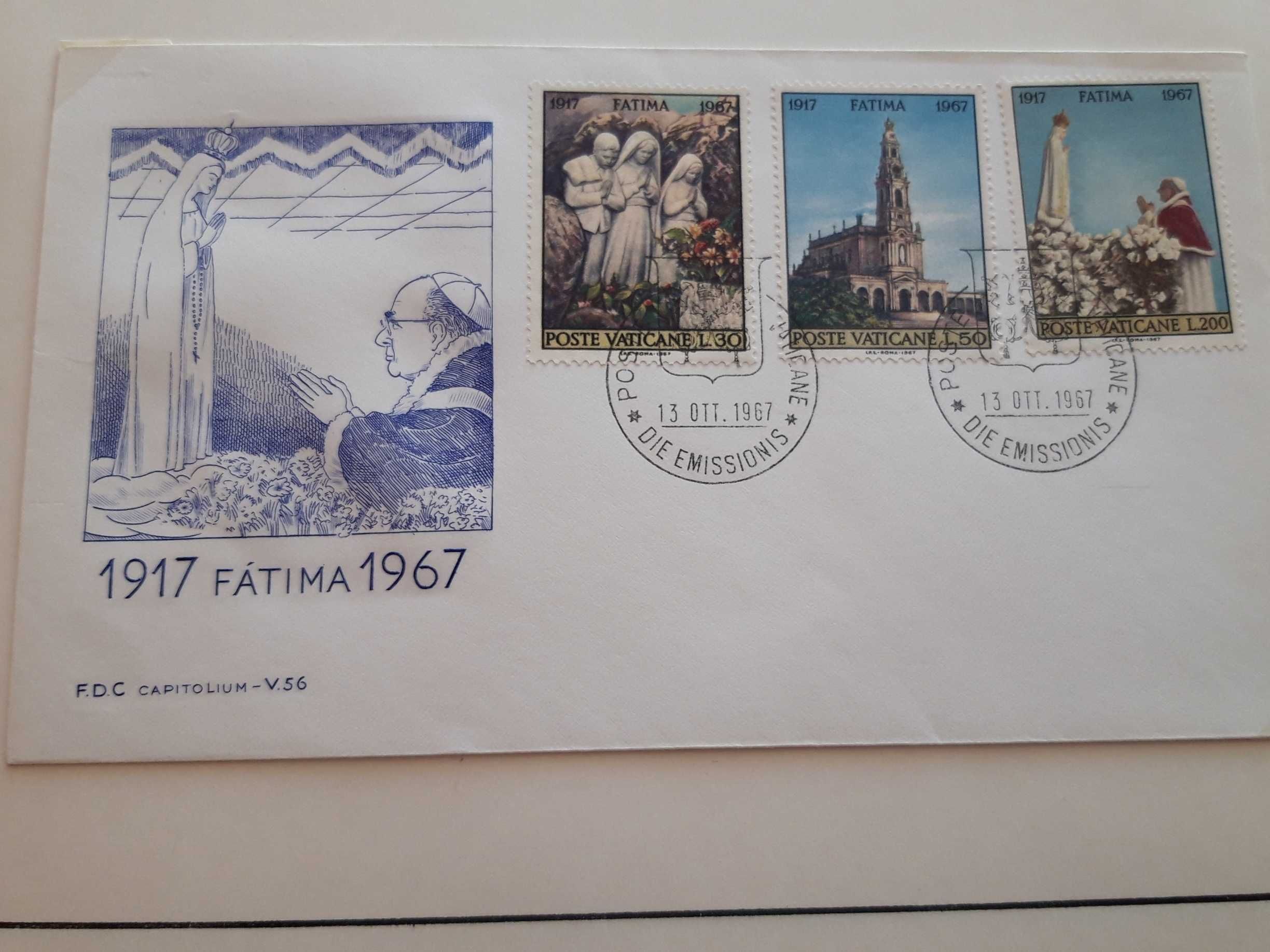 Vaticano | FDC, envelopes primeiro dia de circulação, 1950 a 1981