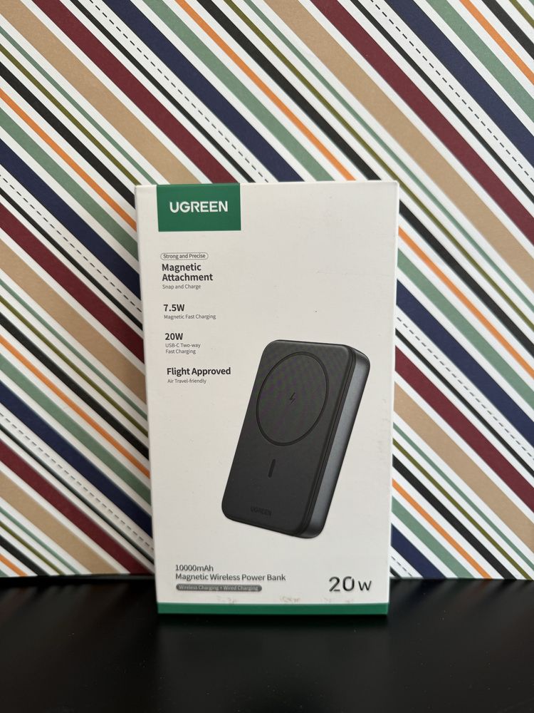 Повербанк Ugreen Power Bank 10000 mAh Magnet 7.5W (25919)
