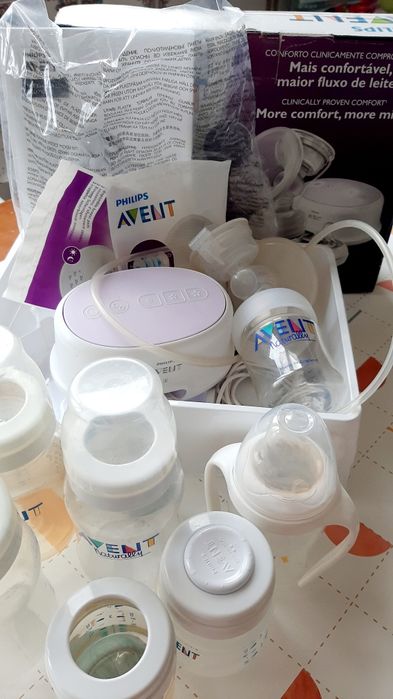 Maq. Tira leite + Biberon Avent