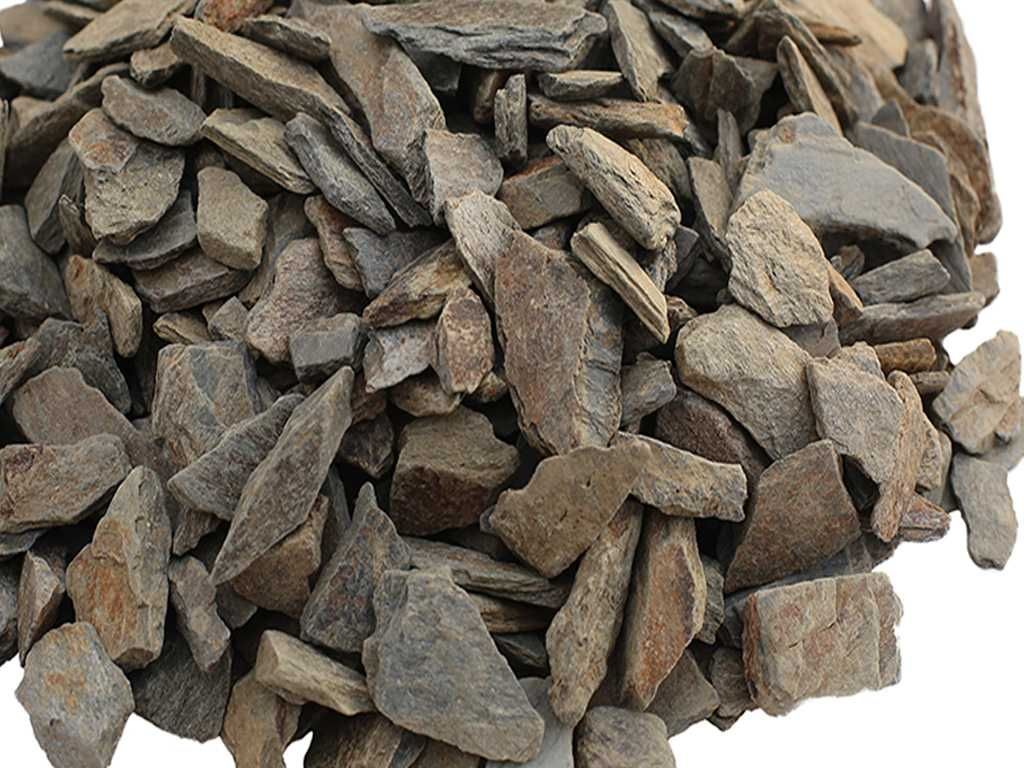 Kamień elewacja łupek brązowa kora kamienna