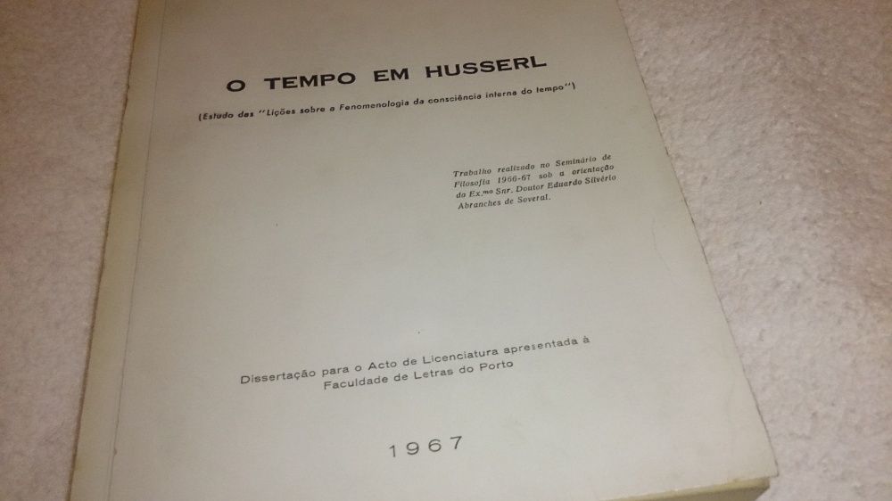 o tempo em husserl - fenomenologia (pedro fernandes e t. figueiredo)