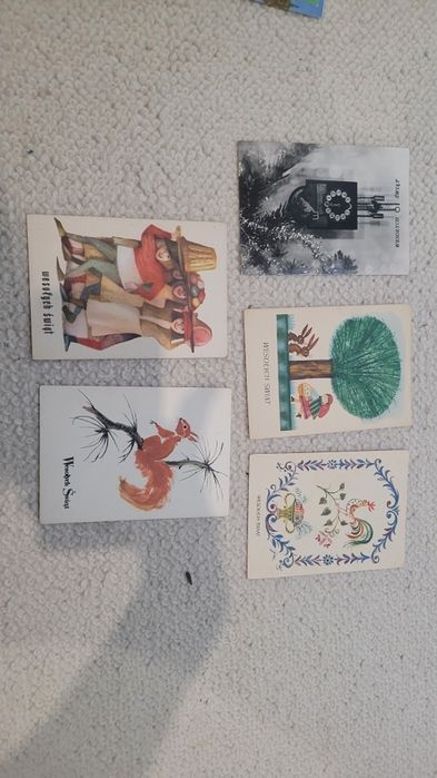 Stare pocztówki świąteczne Konwicka Szancer