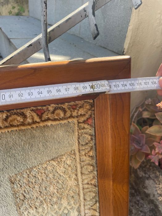 Quadro antigo de carpete