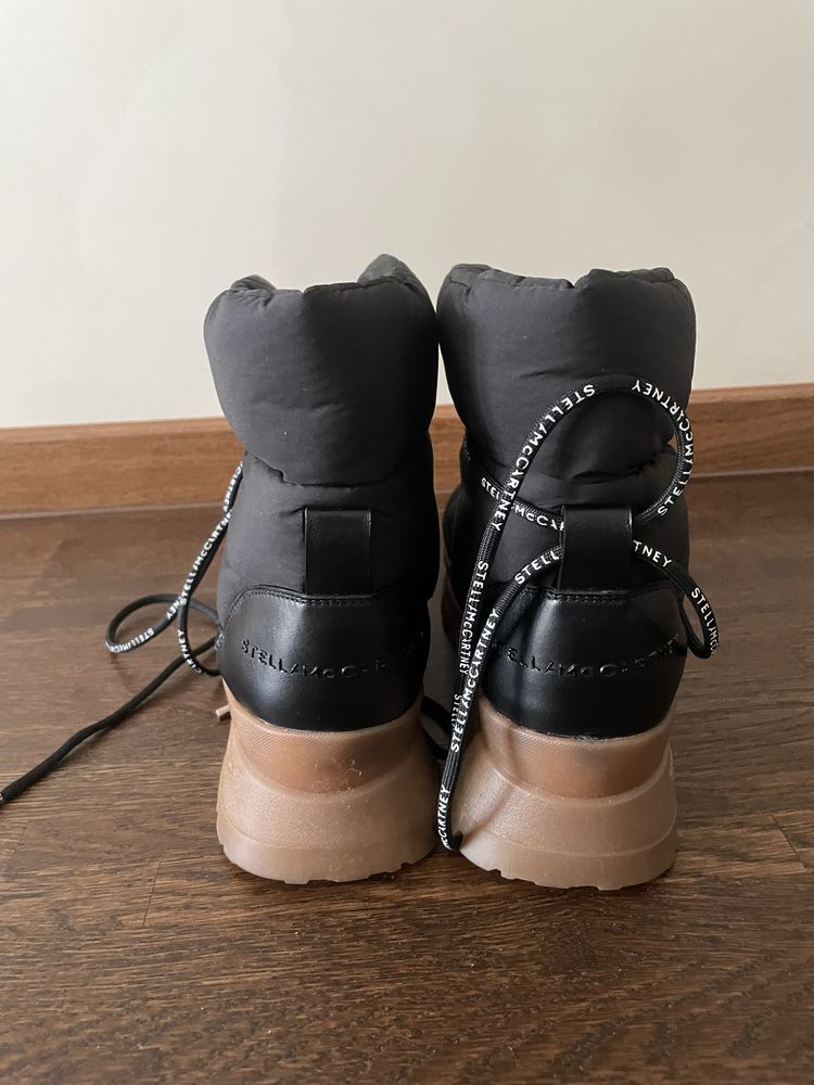 Ботинки Stella McCartney Trace Puffy черные