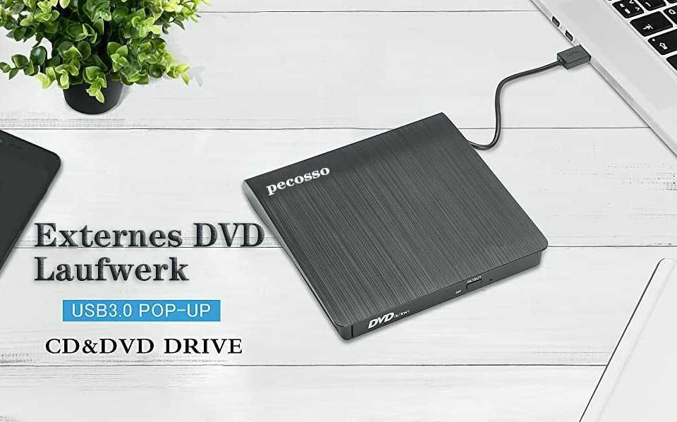 Портативный внешний CDRW/DVD-ROM привод