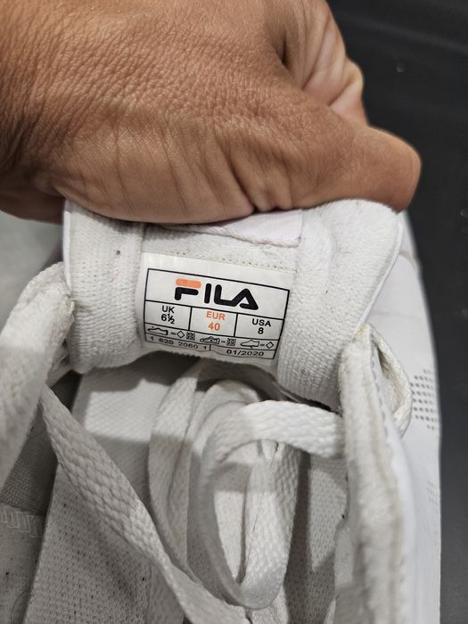 Buty biale Fila 40