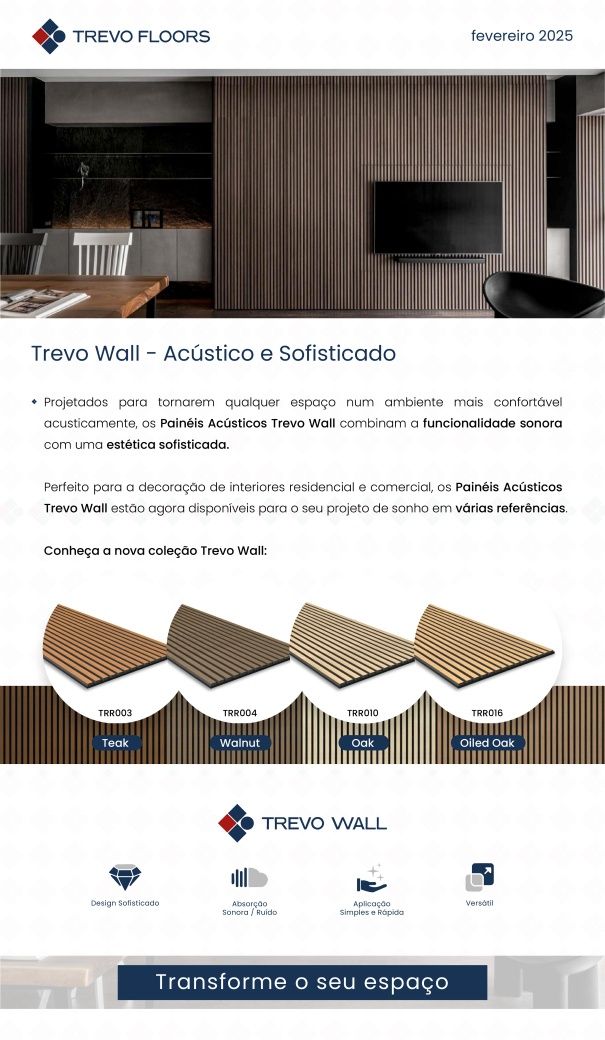 Flutuante vinil marca Trevo
