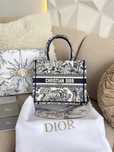 Torebka shopper Dior tote book blue tiger
