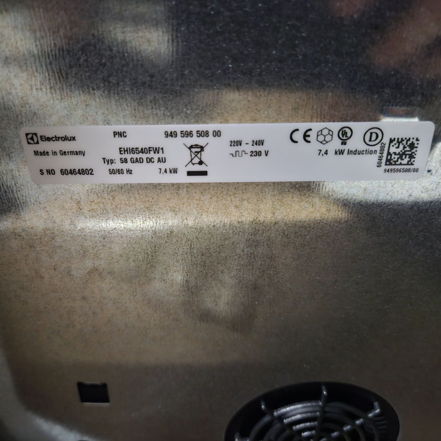 Płyta Electrolux