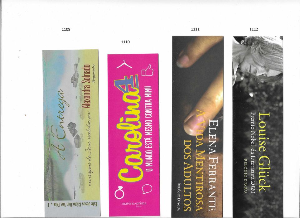 20 marcadores de livros - novos - olx X10937