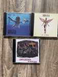Nirvana 3CD Nevermind, In Utero, Unplugged