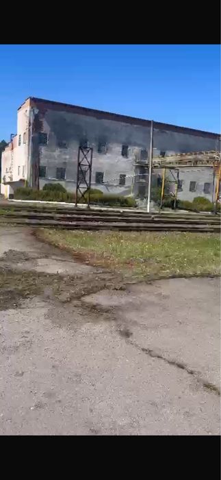 Виробнича пристанційна база з колією
