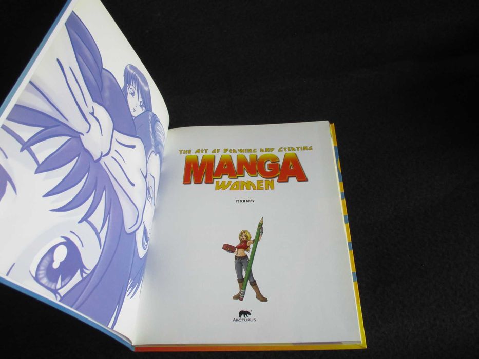Livro The Art of Drawing and Creating Manga Women Peter Gray