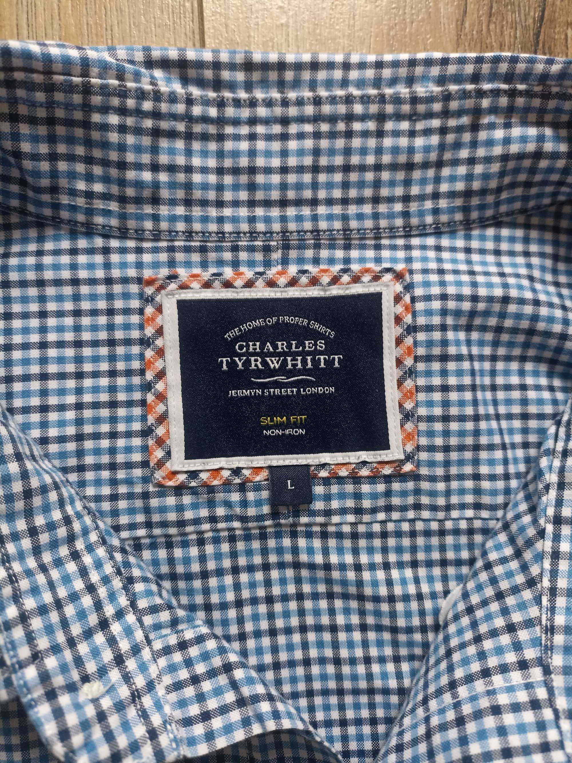 Męska koszula, Charles Tyrwhitt, rozmiar L, nowa bez metki