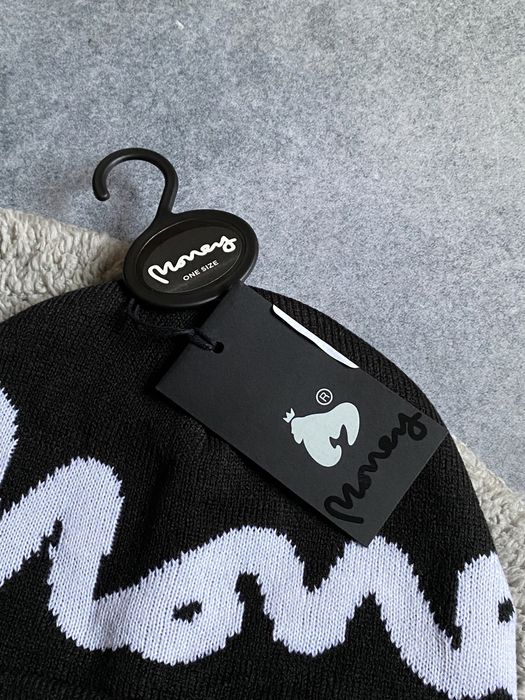 Money оригінал нова чоловіча шапка біні чорна тепла зимова