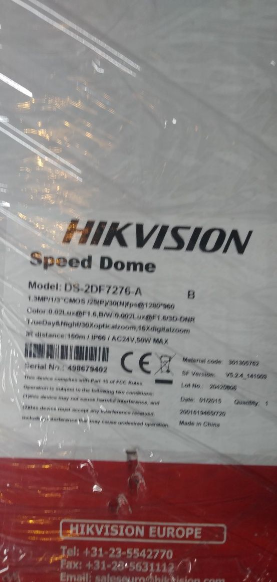 Kamera szybkoobrotowa hikvision