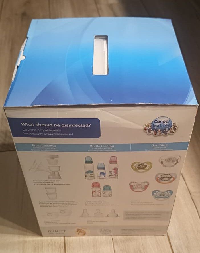 Elektryczny sterylizator parowy do butelek CanpolBabies
