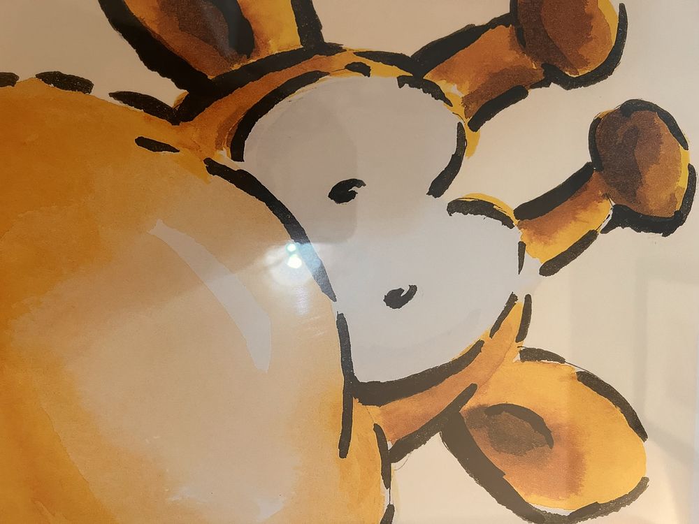 Poster com moldura criança