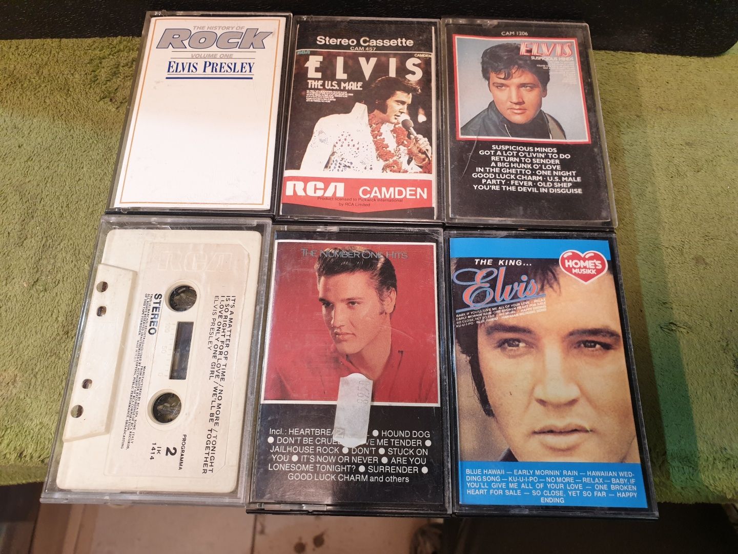 ELVIS PRESLEY 6 kaset magnetofonowych.