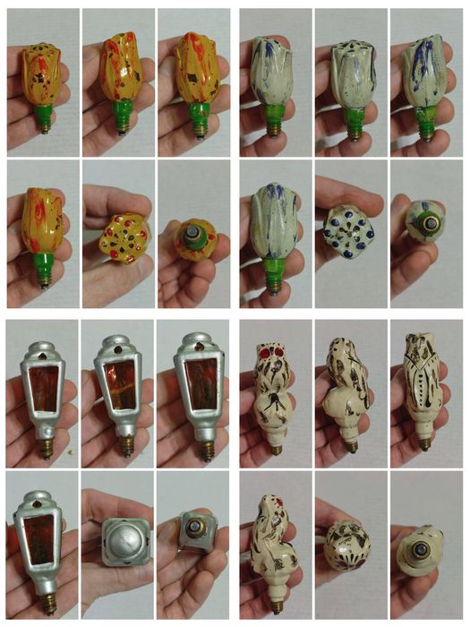 Лампочка от фигурной Гирлянды СССР Фигурные лампочки СССР РАБОЧИЕ