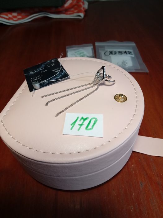 Продам серебряный кафф-сережка