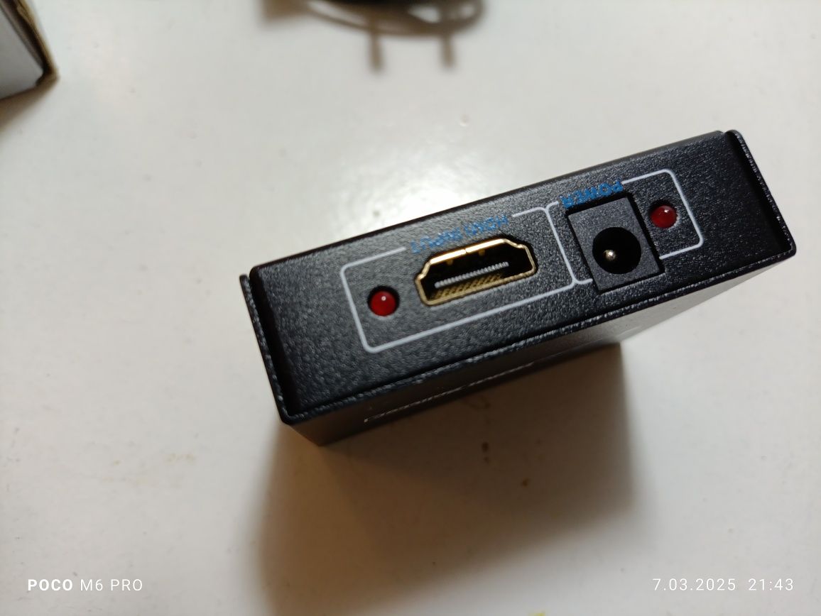 Przełącznik rozdzielacz  HDMI speaka profesjonal