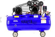 Sprężarka Kompresor 200L 5,9KM 400V 2 Tłoki 2-Tłokowy Blue Mod Kraft*