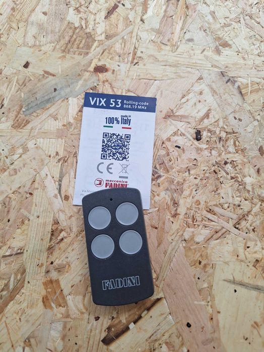 Comando de Garagem FADINI (VIX 53) 868Mhz