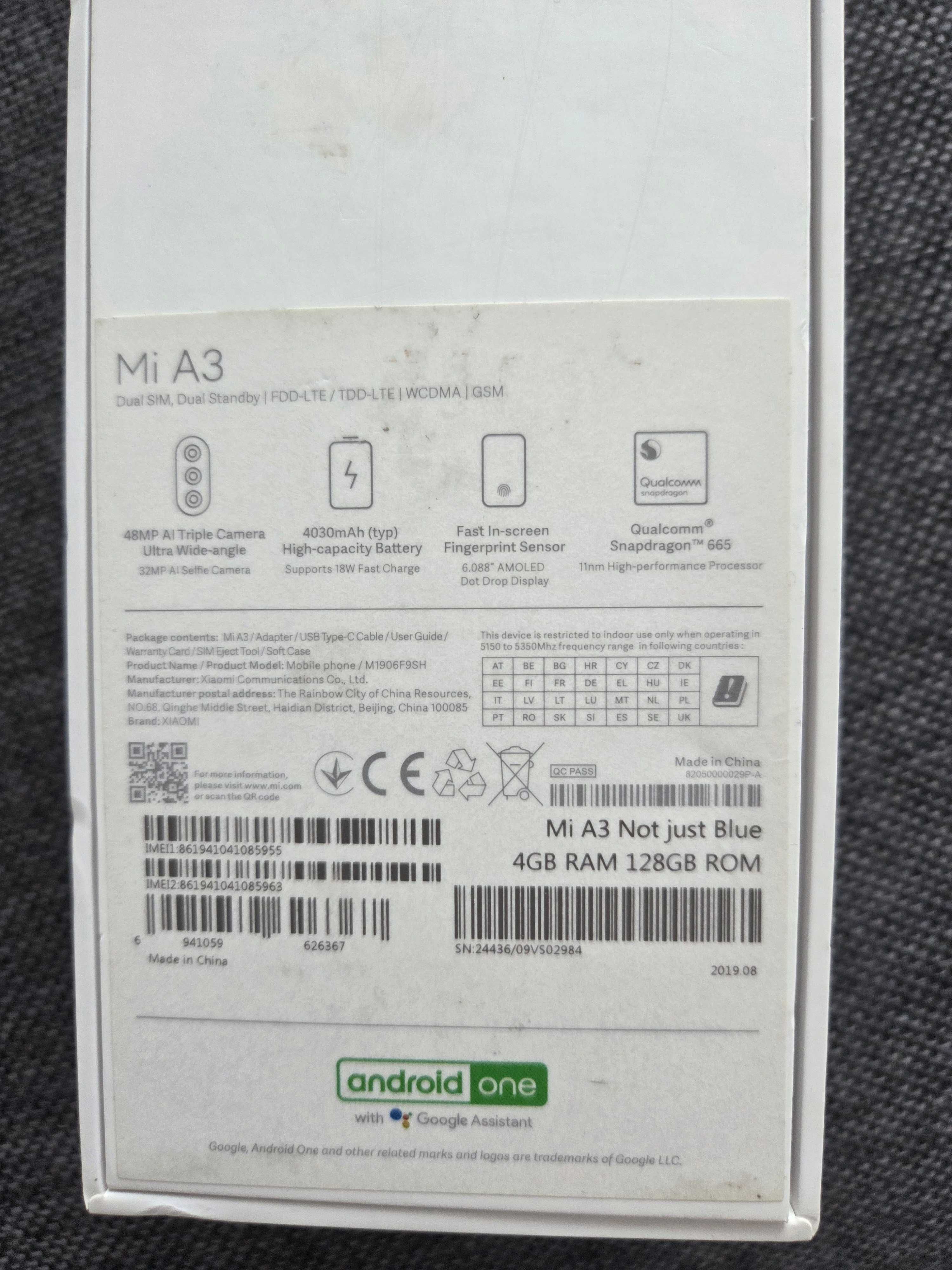 Xiaomi Mi A3 stan idealny