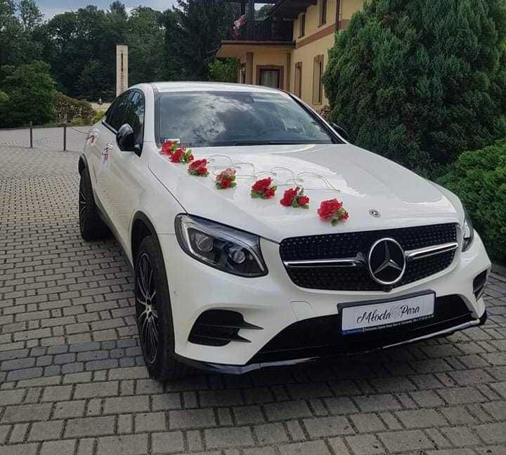 Auto do Ślubu - Mercedes GLC Coupe AMG - Samochód na Wesele, Perła