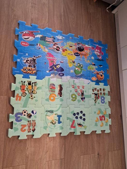 Mata puzzle piankowe Super Wings, Trefliki.