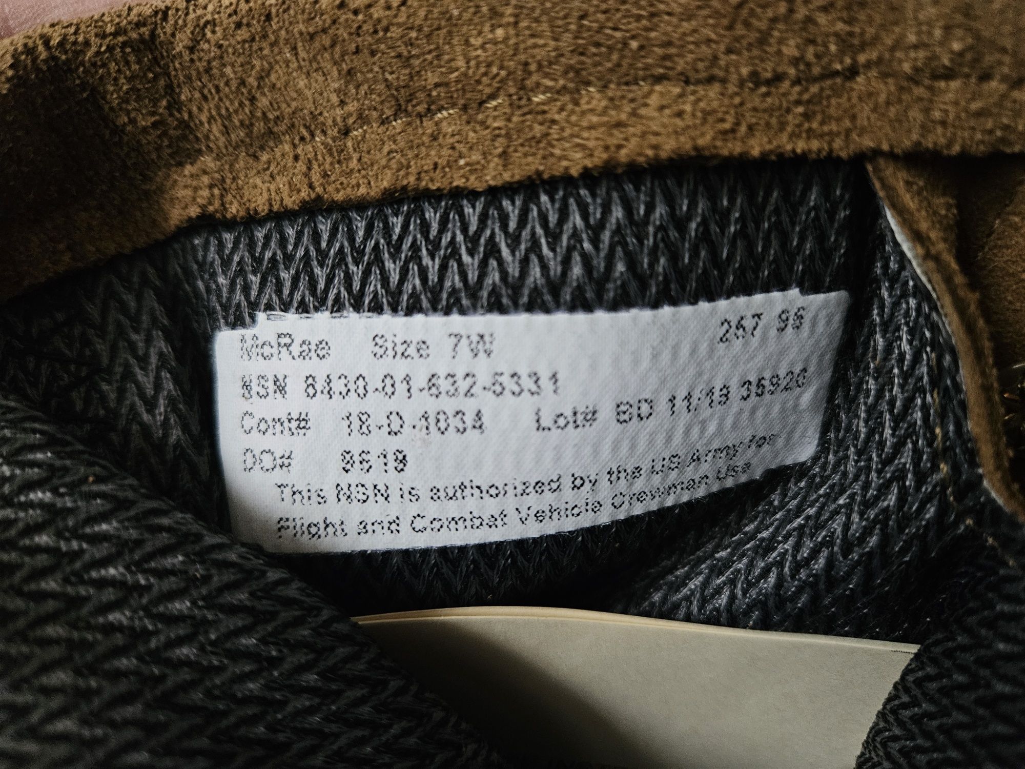 Демісезонні берці армії США McRae TW Gore-Tex Coyote Boots