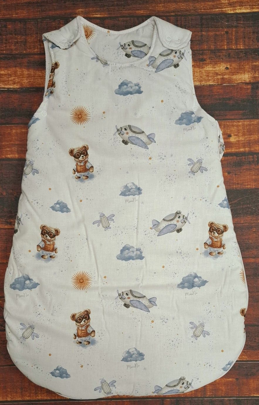 Śpiworek do spania niemowlęcy 2.5 TOG roz. 0-6 m-cy MimiNu Misie